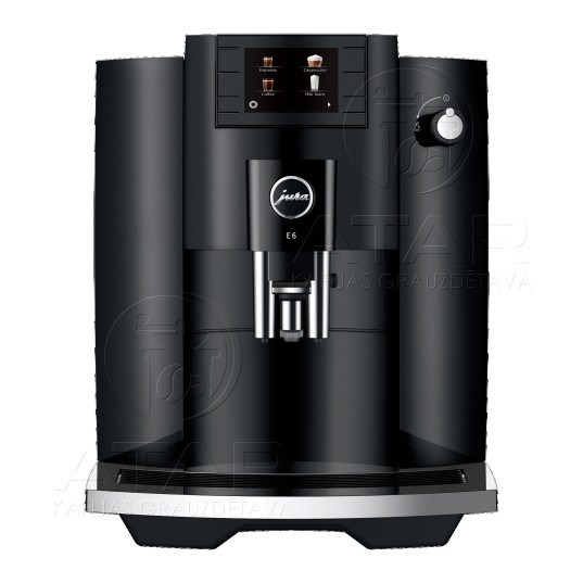 Jura E6 Piano Black (EC) kafijas automāts