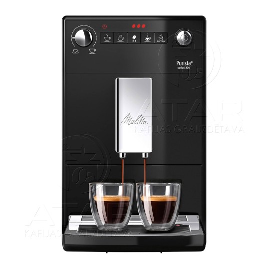 Kafijas automāts MELITTA F230-104 PURISTA frosted black (SERIES 400)
