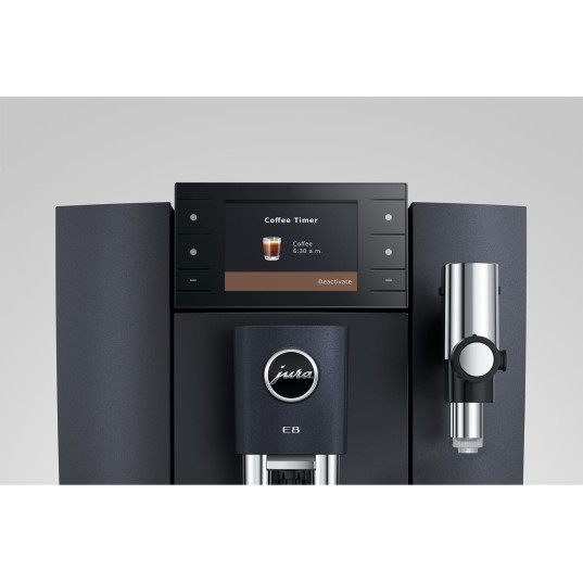 JURA E8 Midnight Silver (ED) kafijas automāts JURA E8 Midnight Silver (ED) kafijas automāts