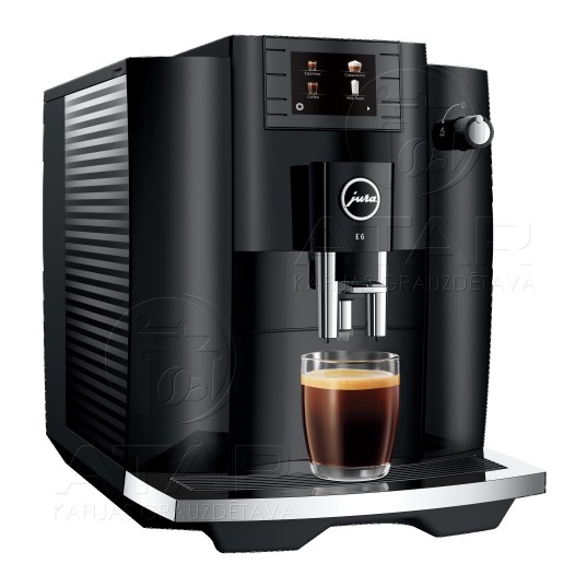 Jura E6 Piano Black (EC) kafijas automāts