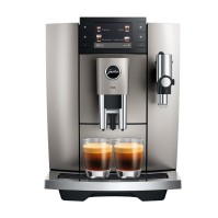 JURA E8 Midnight Silver (ED) kafijas automāts 