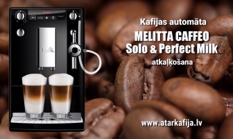 MELITTA CAFFEO Solo & Perfect Milk atkaļķošana