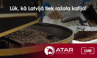 Lūk, kā Latvijā tiek ražota kafija!