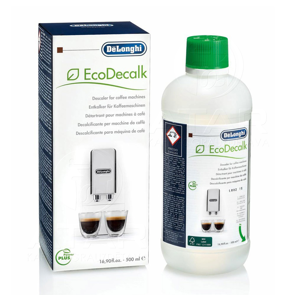ATARkafija: Atkaļķošanas līdzeklis DELONGHI EcoDecalk DLSC500, 500ml (AS00006180)